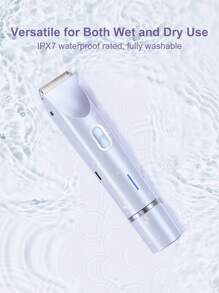 Multifunctional Shaver Rechargeable Electric Hair Removal Trimmer For Men And Women - Dual Head Shaver With USB Charging, Painless Wet And Dry Use 400mAh