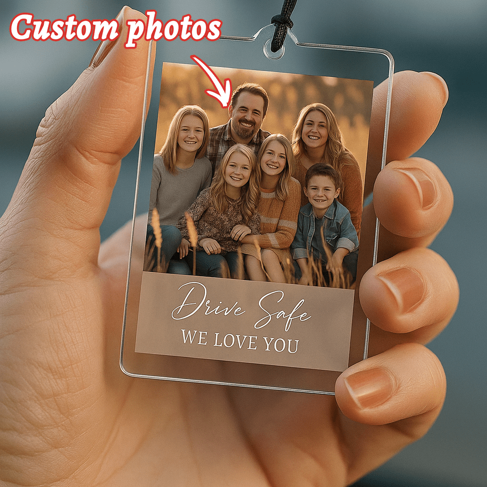 1PC Acrylic Pendant Acrylic Pendant Gift For Mom Dad Other Half, Dad Father's Day Gift, Best Dad Gift, Best Gift For Family, I Will Always Be With You, Acrylic Ornament