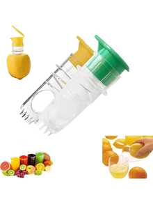 2026 New Spiral Manual Citrus Juicer, A Portable Lemon Squeezer With Tap And Lid. It Is Very Suitable For Making Cocktails And Cooking. - Multicolor - View 9