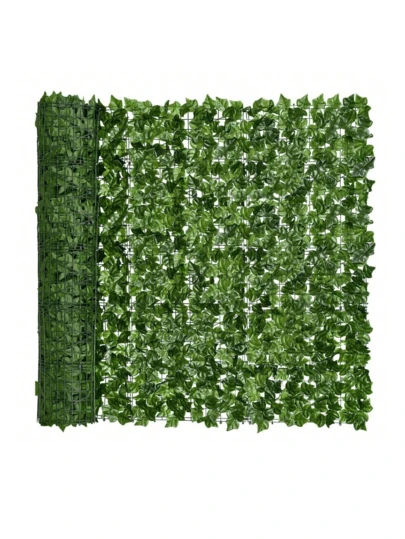 Nejlue Artificial Flowers/Plants1111 Home & Living 1 st 50*300 cm konstgjort lvy-staket, skärm - plast, konstgjord häck, löv och vinrankor, skärmpaneler för insyn. Falskt grönska, lövverk, UV-skyddat för hemträdgård, balkongvägg, uteplats, gård, bröllop, bakgård, djungeltemafest, födelsedag, veranda, julklapp, löv, bakgrund, inomhus och utomhusdekoration, juldekorationer.