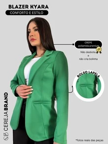 Women Coats - Verde - Ver 3