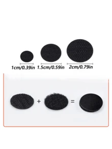 10 Pairs Double-Sided Adhesive Damage-Free Hook-And-Loop, Round Glue Dot Non-Slip Mat For Bedding, Carpets, Tablecloths, DIY Fixing, Sofa, Mattress, Curtain, Versatile Fixing Accessory - Multicolor - View 11