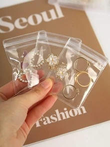 1 件磨砂透明珠宝收纳册，含 30 个抗氧化收纳袋，用于戒指、耳环和项链的分类和整理容器旅行必需品旅行配件旅行包度假假期返校学校用品珠宝盒珠宝收纳盒