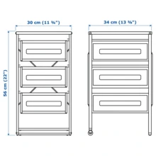 "LENNART Drawer Unit, White" - White - View 6