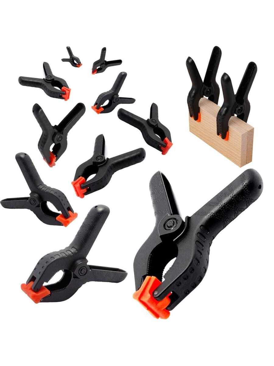Plastic Small Spring Clamps Heavy Duty For Crafts And Backdrop Clips Clamps For Backdrop Stand, Photography, Home Improvement And So On - Multicolor - View 1