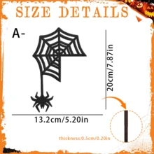 1/4 piezas Decoración de Halloween Murciélago negro, Gato, Araña Placa colgante para marco de puerta y pared, Ambientador