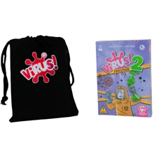 1 pieza Juego de Cartas Virus 1/Virus 2 - Juego de Estrategia Tranjis de Mesa, para 2-8 Jugadores, Empaquetado Individualmente (Fácil Almacenamiento y Transporte), Instrucciones Multilingües (Inglés/Francés/Español), Mejor Juego de Pensamiento, Adecuado para Adolescentes/Adultos, Reunión Familiar, Idea de Regalo Única para el Día de San Valentín, Año Nuevo, Boda, Regalo de Año Nuevo, Regalo de Día de la Independencia
