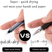 0.5mm Extra Fine Liquid Ink Rollerball Pens – Black, Blue & Red Ink | Smooth Writing Pen Set For School, Office, Journaling & Back To School Supplies(6/10/20pcs) - 藍色 - 查看 6