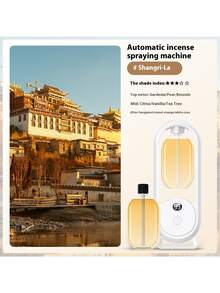 1pc Automatic Essential Oil Diffuser For Home And Hotel, Air Freshener For Toilet And Bathroom, Aromatherapy Machine For Scenting Room, Fragrance Sprayer For Aromatic Impact