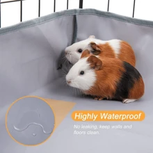 1pc Small Pet Cage Mat, Waterproof And Dirt-Resistant Pad, Easy To Clean For Hamster Cage Bottom Cover, Suitable For Rabbits, Ferrets And Other Small Animals