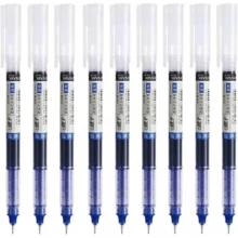 0.5mm Extra Fine Liquid Ink Rollerball Pens – Black, Blue & Red Ink | Smooth Writing Pen Set For School, Office, Journaling & Back To School Supplies(6/10/20pcs) - 藍色 - 查看 9
