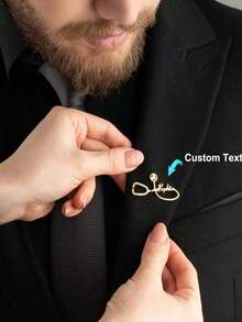 Custom Heart Stethoscope Name Brooch - Personalized Stainless Steel Lapel Pin Brooch For Men Women, Perfect For Business, Weddings, Bridesmaids, Birthdays, Teacher Appreciation & Graduation Gifts Fashion Jewelry For Doctor Nurse - Multicolor - View 9