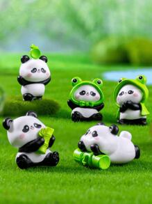 Cute Realistic Panda Figurine, Creative Home Decor Accessory, For Desk, DIY Crafts, Car Dashboard, Garden Holiday Decoration, Multifunctional, Suitable For Various Room Decorations