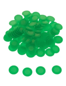 500 ficha didáctica colores tarjetas escolares para educación visual materiales seguros paquete de 500 piezas ideal para grupos y actividades educativas - Verde - Ver 1