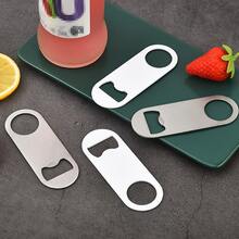 1/2pcs Stainless Steel Bottle Opener, Beer Bottle Opener, Creative Household Soda Beverage Opener - Multicolor - View 5