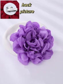 Ghim cài áo hoa thủ công thanh lịch - Phụ kiện thời trang đa năng dành cho phụ nữ, hoàn hảo cho đám cưới và tiệc tùng - Phụ kiện tóc cài áo - Xem 17