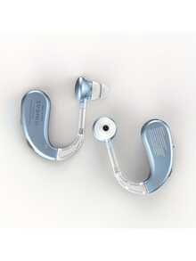 ersowha 2pcs Premium Rechargeable In-Ear Headphones (Non-Wireless), With Volume Control And Lithium-Polymer Rechargeable Battery, Hearing Aid Ear Hook Style, Noise Cancelling, Sound Amplifier, Hearing Assistance And USB Charging - Multicolor - View 10