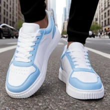 Unisex Canvas Sneakers, Casual Skateboard Shoes, Couples Shoes, Student Shoes, Color Block Flat Shoes, Men's Sports Shoes