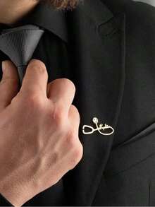 Custom Heart Stethoscope Name Brooch - Personalized Stainless Steel Lapel Pin Brooch For Men Women, Perfect For Business, Weddings, Bridesmaids, Birthdays, Teacher Appreciation & Graduation Gifts Fashion Jewelry For Doctor Nurse - Multicolor - View 8