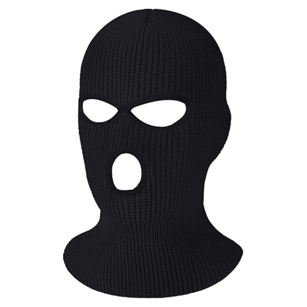 Pasamontañas para esquí que cubre toda la cara, Pasamontañas exterior de punto para el invierno, cuello para deportes, ciclismo y Halloween