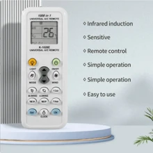 Bezprzewodowy uniwersalny pilot 1000 w 1 K-1028E AC cyfrowy wyświetlacz LCD pilot do klimatyzatora nadajnik na podczerwień
