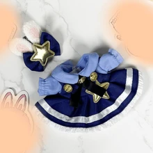 [Solo abbigliamento] Vestiti per bambole compatibili con le bambole da 17 cm, abiti per vestire, gonna da principessa carina, per bambole labubu, Sakura, Judy, regalo per il ritorno a scuola, collezione estiva