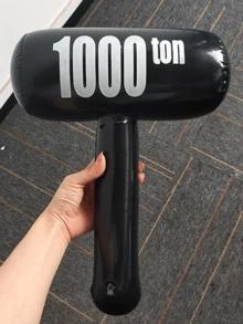 1 件充气锤，充气吨锤，亲子互动木槌，生日派对气氛礼物道具，生日派对、婚礼和单身派对的完美选择，有趣的互动道具