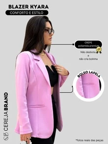 Women Coats - Morado Violeta - Ver 3