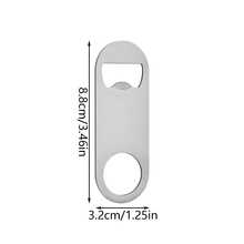 1/2pcs Stainless Steel Bottle Opener, Beer Bottle Opener, Creative Household Soda Beverage Opener - Multicolor - View 6