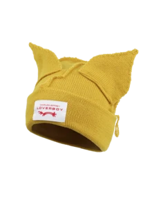 Solid Color Cute & Fashionable Versatile Ear Beanie Hat, Unisex Knitted Brimless Cap For Spring & Autumn - Multicolor - View 16