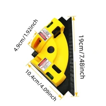 Livella laser quadrata, strumento per proiezione del piano laser a 90°, livella laser per linea orizzontale, livella laser di precisione con scala, attrezzo laser multifunzione in materiale poliestere, richiede 3 batterie AA (non incluse), per marcature accurate sul posto, adatta per lavori di costruzione, ristrutturazione, falegnameria, installazione fai-da-te domestico, installazione di apparecchiature elettromeccaniche, rilevazione e misurazione