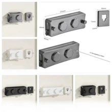 Ausziehbare Wäscheleine, Innen- & Außen-Trockenseil ohne Durchhängen, Schwerlast-Ausziehbare Wäscheleine, Wandmontiertes Edelstahl Material