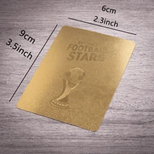 Banpresto 55 pezzi Carte di stelle sportive in scatola impermeabile, carte da collezione, accessori per fan, piccoli regali, decorazioni per fan, regalo festivo