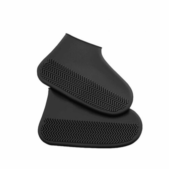 6 Pairs Of Black Shoe Covers, Waterproof Silicone, Anti Slip And Rainproof Rubber Boots, Portable And Wear-Resistant Shoe Covers