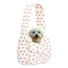 1 Stück Haustier Katze Hund Blumen Design Schulter Umhängetasche Rucksack Transportbox, Hund Ausflug Hund Zubehör, Welpen Transporter, Katzen Transporter, Hunde Tasche