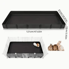 1pc Small Pet Cage Mat, Waterproof And Dirt-Resistant Pad, Easy To Clean For Hamster Cage Bottom Cover, Suitable For Rabbits, Ferrets And Other Small Animals