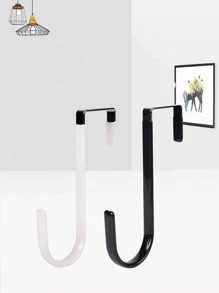 1/3pcs No-Drill Door Back Hooks, Kitchen Organizer Racks, Coat Hanger, Storage Shelf, S-Shaped Hooks