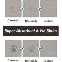 1pc Customized Cat Food Mat, Dog Food Mat, Pet Food & Water Mat