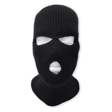 Pasamontañas para esquí que cubre toda la cara, Pasamontañas exterior de punto para el invierno, cuello para deportes, ciclismo y Halloween