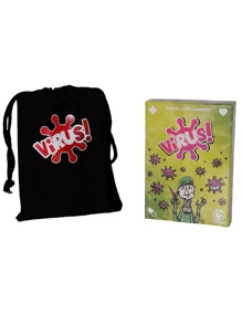 1 pieza Juego de Cartas Virus 1/Virus 2 - Juego de Estrategia Tranjis de Mesa, para 2-8 Jugadores, Empaquetado Individualmente (Fácil Almacenamiento y Transporte), Instrucciones Multilingües (Inglés/Francés/Español), Mejor Juego de Pensamiento, Adecuado para Adolescentes/Adultos, Reunión Familiar, Idea de Regalo Única para el Día de San Valentín, Año Nuevo, Boda, Regalo de Año Nuevo, Regalo de Día de la Independencia