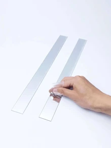 10/20 peças de azulejos de espelho - Adesivo de parede de espelho autoadesivo, moderno e minimalista em formato de tira (não é de vidro) Folhas de espelho de acrílico longas e removíveis sem moldura, reutilizáveis, decoração moderna para sala de estar, quarto, banheiro, escritório, adesivos, decalques de parede, decalques de vinil para decoração de casa, decorações de verão para refrescar sua casa, adesivos de decoração de feriado, presente de aniversário, formatura, volta às aulas