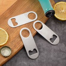 1/2pcs Stainless Steel Bottle Opener, Beer Bottle Opener, Creative Household Soda Beverage Opener - Multicolor - View 3