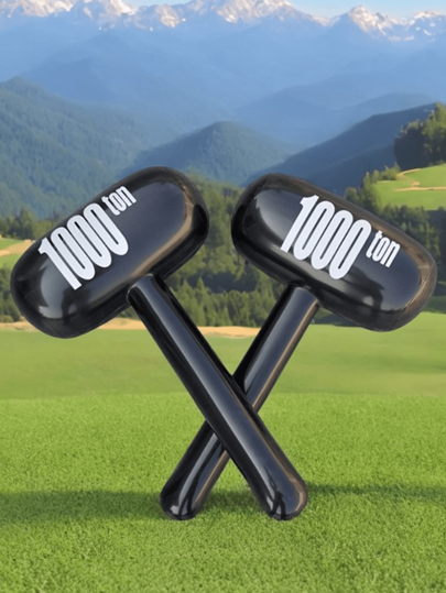 Martelo inflável de 1 peça, martelo inflável de tonelada, martelo interativo para pais e filhos, adereços para presente em clima de festa de aniversário, escolha perfeita para festas de aniversário, casamentos e despedidas de solteiro, adereços interativos divertidos