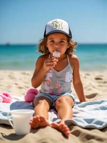1 pièce Casquette sport enfants lettre A-Z Casquette ajustée Hip Hop Casquette de baseball Casquette Snapback Chapeau de soleil Printemps Été Automne Casquette de baseball