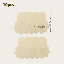 5 pares de cinta adhesiva desechable para levantar el busto, cubiertas para pezones antidescolgamiento de tela no tejida con efecto push-up para mujeres con busto grande y talla grande, sexy, antirreflejo y antiembarazo