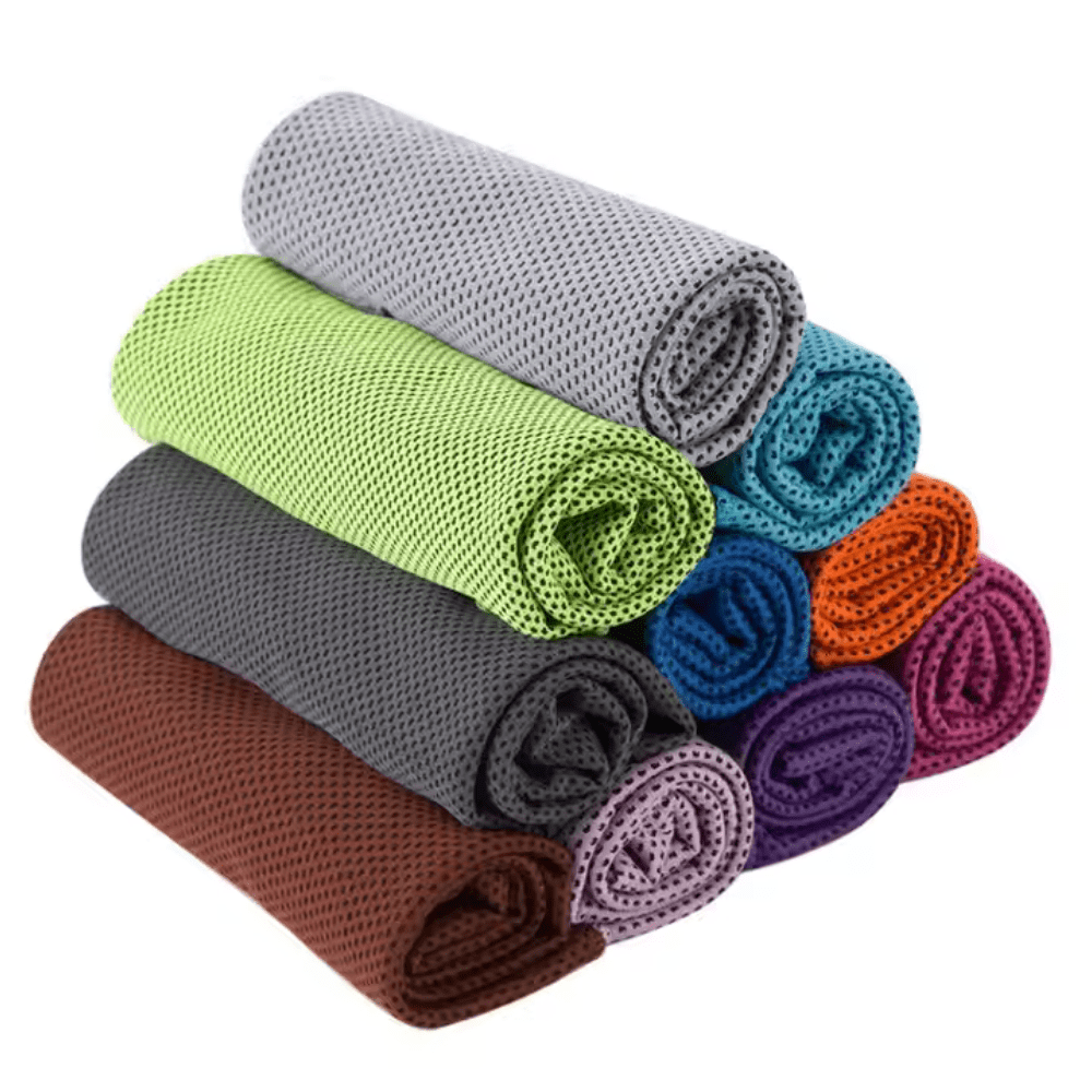 Serviettes de refroidissement, chiffons doux et respirants pour la transpiration, chiffons microfibre pour le refroidissement, pour la gym, le cou et le visage, pour le yoga, le golf, le sport, la course