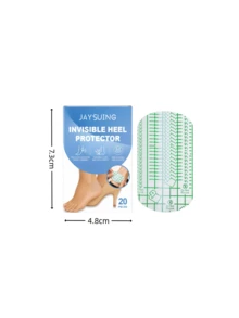 Transparent Heel Blister Cushion Pads, Invisible Heel Protector Tape, Comfortable & Breathable, Flexible & Soft, Apply Where Needed, Easy To Tear And Stick, Convenient To Use, Transparent Non-Slip High Heel Shoe Accessory