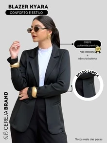 Women Coats - Black - View 3