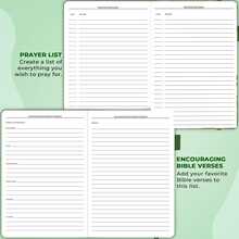 Bible Study Journal - Prayer Journal For Woman Church Notes Notebook – Sermon/Scripture/Bible Notebooks For Note Taking,Christian Gifts For Graduation, Baptism & Church,School Supplies,Back To School - Multicolor - View 5