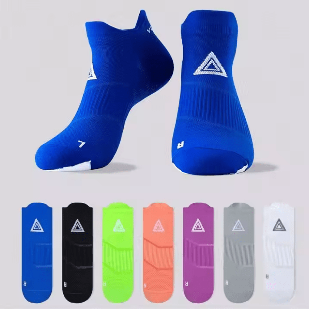Calcetines deportivos de secado rápido para hombres y mujeres, resistentes al desgaste, con efecto desodorante y antideslizantes para maratón y barco para correr